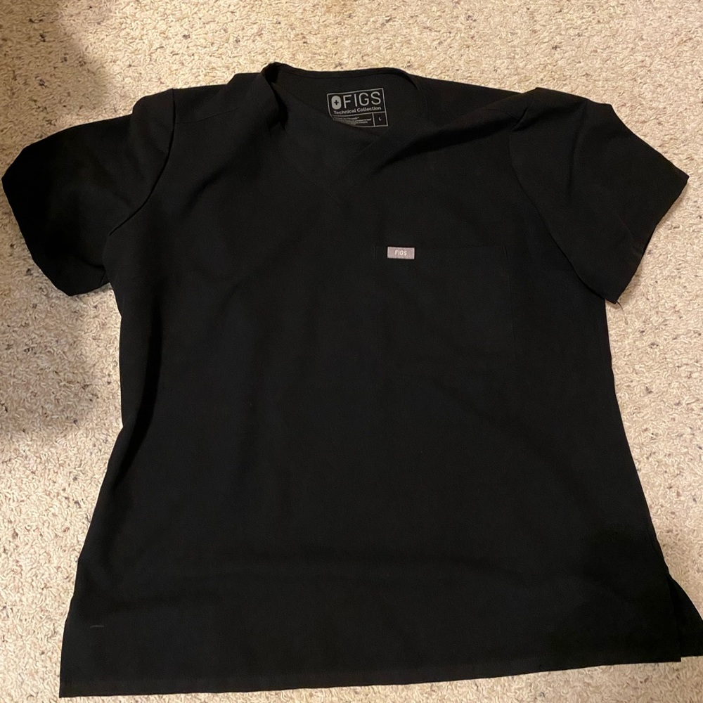 Figs black caterina top euc